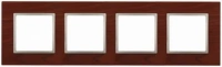 4 постовая рамка вишня ЭРА Элеганс 14-5304-08