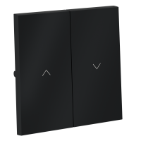 Клавиша для выключателя жалюзи Voltum S70 пластик графит Soft touch (VLS002507)