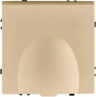 Розетка штепсельная SCHUKO 16A/250 В с крышкой, золотой Kollinger Eclipse EC-015GD