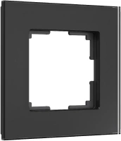 Рамка из стекла на 1 пост черный soft-touch Werkel Senso W0013108