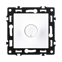 Светорегулятор для светодиодных ламп 200W, белый бархат Brionilux серия G (GP023WH)