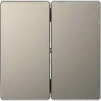 Выключатель двухклавишный Merten D-Life никель MTN3115-0000 | MTN3400-6050 Schneider Electric