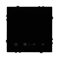 Терморегулятор для теплого пола, цифровой Черный Brionilux серия Z (ZG702BK)