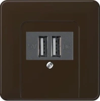 usb зарядка | розетка Jung CD500 260205+CD569TBR