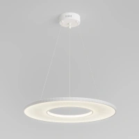 Подвесной светодиодный светильник с абажуром из ткани Eurosvet 101001 LED белый