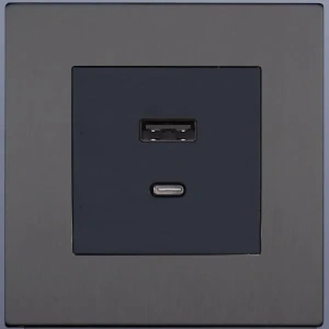 Розетка USB/C внутр. монтажа Asturias (сатин) Salvador STYLE SJAN44CC12