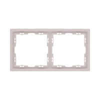 Рамка 2-постовая, кашемир матовый Kollinger Eclipse EC2CM