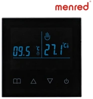Терморегулятор Menred RTC Е-93.716 черный (CN1521)