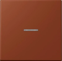 Выключатель одноклавишный с подсветкой Jung terre sienne brûlée 59 501U+90+LC990KO54320D