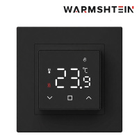 Терморегулятор Warmshtein FIT черный (CN2764)