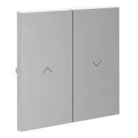 Клавиша для выключателя жалюзи Voltum S70 пластик серый (VLS002516)