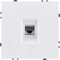 Розетка телефонная RJ11, белый матовый Kollinger Eclipse EC-019WH