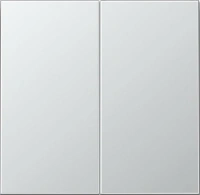 Выключатель двухклавишный Jung LS990 505U+AL2995