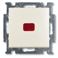 Выключатель звонковый 1-клав. НО + подс. бежевый ABB Basic 55 2CKA001413A1084