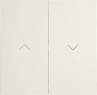 Выключатель для жалюзи 10А Voltum S70 хлопок Soft touch пластик (VLS0207M + VLS002513)