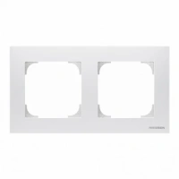 2 постовая рамка белая ABB Sky Niessen 2CLA857200A1101