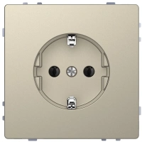 Розетка 16 А с заземляющим контактом без шторок Merten D-Life Schneider Electric сахара MTN2301-6033