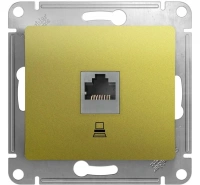Розетка компьютерная RJ45 Systeme Electric (Schneider Electric) Glossa, фисташковый GSL001081K