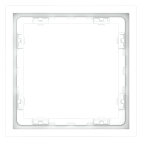 Рамка пластиковая 1-постовая Voltum S70 белый матовый VLS100102
