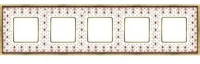 Рамка 5-пост фарфор Fede New Belle Epoque porcelain FD01475MAOB