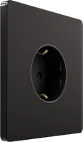 Розетка С/У с ЗК (250В, 16А, защит.шторки), Полярная ночь Systeme Electric Infinity (FSE001045)