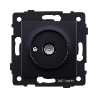 Розетка TV (папа), черный Kollinger REA-007BK для Aspekt, Eleganz, Reflex