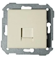 Розетка телефонная RJ11 4 контакта (стандартная) Simon 82 75480-31 | 82062-31