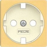 Розетка с шторками 2к | 3 16А 250 Fede FD16523 | FD04314OR-A | FD16-BAST