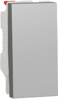 Переключатель одноклавишный схема 6, 10 AX 250 В 1 модуль Unica Modular Schneider Electric NU310330 алюминий