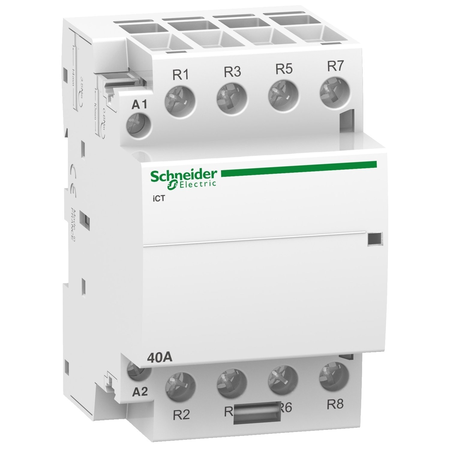 A9C20847 Модульный контактор Schneider Electric Acti9 iCT40A 4НЗ 220/240В  АС 50ГЦ Купить по низкой цене в Москве и в России с доставкой на дом  Systeme Electric Шнайдер Электрик