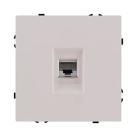 Розетка Ethernet RJ45 Cat.6, кашемир бархат Brionilux серия Z (ZG017CM)