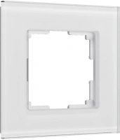 Рамка из стекла на 1 пост Werkel Senso белый soft-touch W0013101