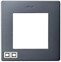 Рамка 2 местная графит 2400620-038 Simon 24 Essence
