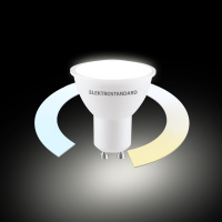 Умная лампа GU10 LED 7W 3300К-6500К CCT+DIM (BLGU1018) Elektrostandard BLGU1018