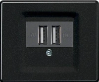 usb зарядка | розетка Jung SL500 260205+SL569TSW