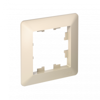 Рамка 1-поставая универсальная Systeme Electric (Schneider Electric) AtlasDesign Air, бежевая ATN220201