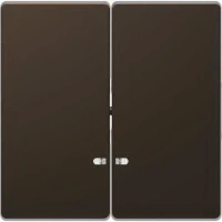 Выключатель двухклавишный с подсветкой Merten D-Life мокко MTN3135-0000 | MTN3420-6052 Schneider Electric