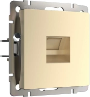 Розетка Ethernet RJ-45 шампань Werkel Встраиваемые механизмы шампань W1181011