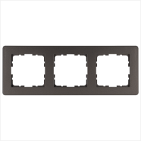 Рамка G-Flex 3-постовая, цвет Мокко Jasmart G1103Z