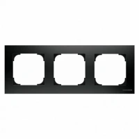3 постовая рамка черный бархат ABB Sky Niessen 2CLA857300A1501