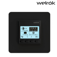 Терморегулятор Welrok (TERNEO) PRO черный (CN2537)