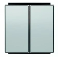 Выключатель 2-клав. алюминий ABB Sky Niessen 2CLA811100A1001|2CLA851100A1301