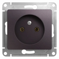 Розетка без заземления 16А 250В механизм Systeme Electric (Schneider Electric) Glossa, сиреневый туман GSL001441