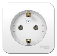 Розетка с заземляющим контактом без шторок (компакт) с изолирующей пластиной 16А 250В Systeme Electric Blanca BLNRA110111, БЕЛЫЙ