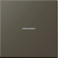 Выключатель одноклавишный с подсветкой Jung ombre naturelle 31 501U+90+LC990KO532140