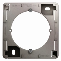 Коробка для наружного монтажа Systeme Electric Glossa, платина GSL001200