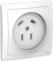 Розетка силовая 3К+3 Systeme Electric Blanca, 32А 440В, БЕЛЫЙ, BLNSR003241