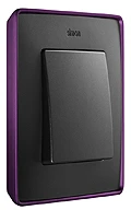 Рамка 1-пост Графит-Фиолетовый Simon 82 Detail Select 8201610-251
