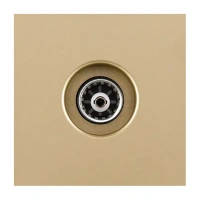Накладка розетки SAT, Золотой бархат Brionilux серия G Plast (GPN021GD)