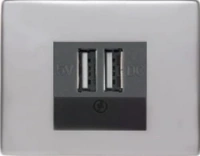 usb зарядка | розетка 260205 | 10340004 Berker